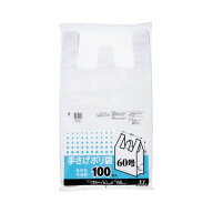 ケミカルジャパン 厚口手さげポリ袋60号　厚み0．023乳白100枚 SW-60