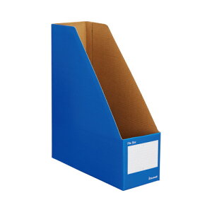 ファイルボックス カウネット ファイルボックスA4縦 ブルー 10個 4247-5637
