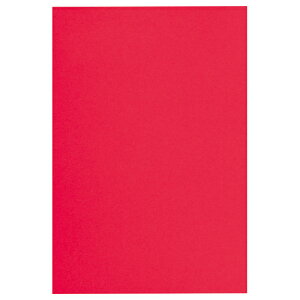 カウネット 色画用紙 八つ切 赤 30枚 4212-9974