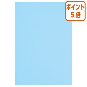 ★10月16日17時注文分よりポイント5倍★ カウネット 色画用紙 四つ切 水 5枚 4212-2531