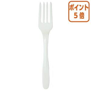 ★10月16日17時注文分よりポイント5倍★ ホウケン産業 PCフォーク アイボリー 個包装 100本 FK160P-IV