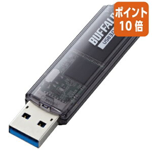 82517|Cg10{ BUFFALO obt@[USB[ USB3.0 64GB ubN RUF3-C64GA-BK
