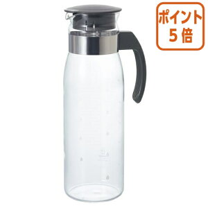��5��9��17�����������|�C���g5�{�� HARIO �①�Ƀ|�b�g�@�X�����@N�@�e��1400ml�@�`���R�[���O���[ RPLN-14-CGR