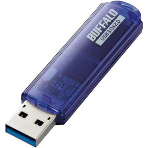 BUFFALO�o�b�t�@���[USB�������[�@USB3�D0�@64GB�@�u���[RUF3-C64GA-BL