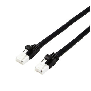 �G���R�� LAN�P�[�u���@CAT6A10m�@�� ECLD-GPATBK100