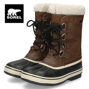 �\���� �X�m�[�u�[�c �����Y �E�B���^�[ �u�[�c SOREL 1964 �p�b�N �i�C���� �E�H�[�^�[�v���[�t NM5189 1964 PAC NYLON WP �h�� �ۉ� �h�� �� �{�A �u���b�N �� �L������ ��
