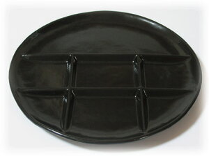 Jenggala WFK P~bN Round Lunch Plate v[g