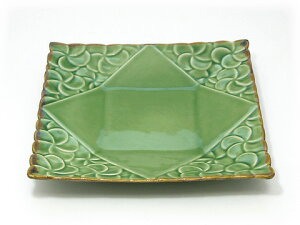 Jenggala WFK P~bN Square Frangipani Plate v[g