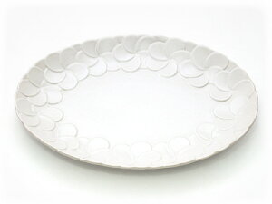 Jenggala WFK P~bN Plain Oval Frangipani Plate / t[Et[ v[g