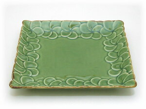 Jenggala WFK P~bN Plain Square Frangipani Plate / t[Et[ v[g