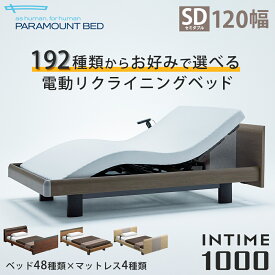 パラマウントベッド 電動ベッド INTIME1000 インタイム1000 セミダブル 120幅