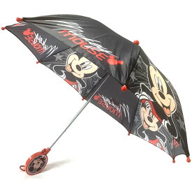 子ども傘 傘 キッズ 子供用 40cm ミッキーマウス ブラック カサ