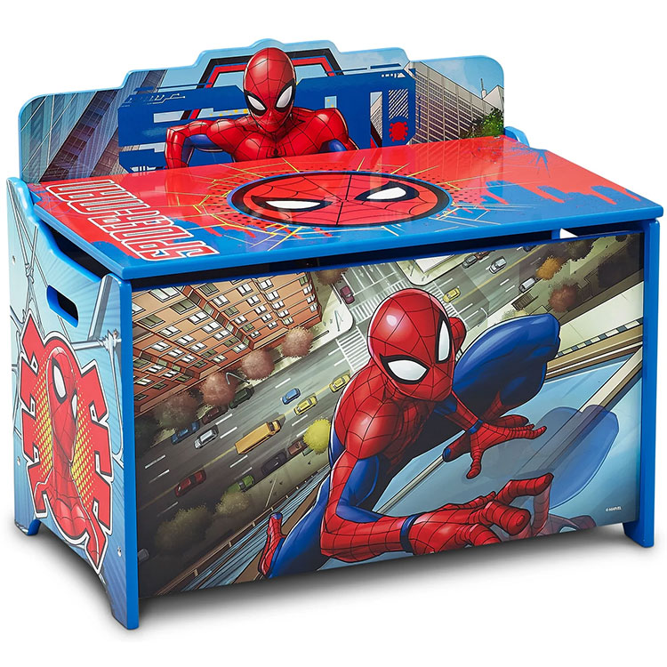 ディズニー マーベル スパイダーマン ふた付き おもちゃ箱 トイボックス デルタ delta TB87239SM