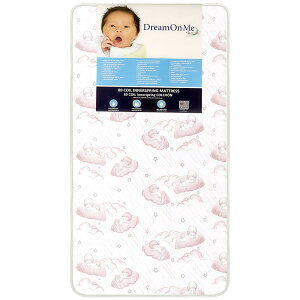 マットレス トドラーサイズ ピンク インナースプリング 80コイル キッズ 幼児用 トドラーマットレス Dream On Me /配送区分B