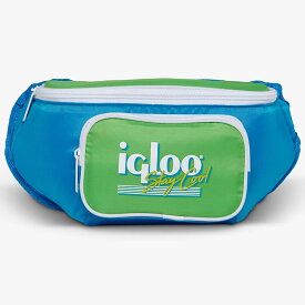 イグルー クーラーバッグ ファニーパック レトロ フィエスタブルー ウエストポーチ ボディバッグ 3缶 Igloo Retro Fanny Pack