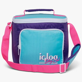 イグルー クーラーバッグ ランチバッグ レトロ パープル ショルダー 9缶 Igloo Retro Square Lunch Bag