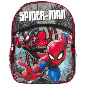 リュックサック スパイダーマン ブラック Lサイズ 男の子 リュック 大きめ 子供から大人まで キャラクター 通学バッグ