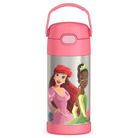 サーモス ステンレス ストロー 水筒 ステンレス水筒 ディズニー プリンセス ピンク ストロー 350ml THERMOS 子供 Princess