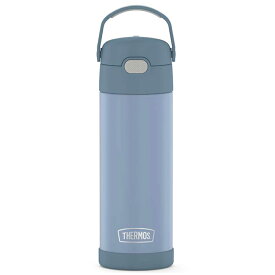 サーモス ステンレス 水筒 デニム ブルー 直のみ 470ml THERMOS 無地 子供 大人 ワンタッチ おしゃれ 洗いやすい 保冷 保温