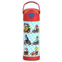 【7月4日20時-7月15日◆POINT3倍】サーモス ステンレス 水筒 マリオカート 直のみ 470ml THERMOS 無地 子供 大人 ワンタッチ おしゃれ 洗いやすい 保冷 保温 MARIO KART