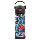 【8月17日マデ◆POINT3倍】サーモス ステンレス 水筒 スパイダーマン 直のみ 470ml THERMOS 無地 子供 大人 ワンタッチ おしゃれ 洗いやすい 保冷 保温 SPIDER-MAN