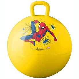 ホッピングボール スパイダーマン イエロー 4歳から バランスボール 乗用玩具 ジャンプボール ホッパーボール クリスマス プレゼント