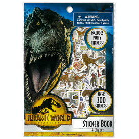 送料無料/ ジュラシックワールド シール プクプク シール 300カット 恐竜 ジュラシック ごほうびシール 手帳 スケジュール ステッカー jurassic