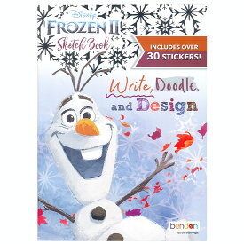 送料無料/ ディズニー アナと雪の女王 スケッチブック アクティビティブック キャラクター ギフト雑貨 グッズ アナ雪 Frozen