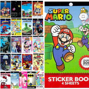 【オータムSALE◆POINT3倍】送料無料/ シール 300カット マリオ マインクラフト パウパト プリンセス ごほうびシール 手帳 スケジュール ステッカー キャラクター