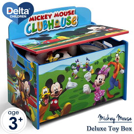 ディズニー ミッキーマウス デラックス おもちゃ箱 3-7歳 木製 Delta デルタ