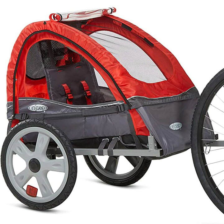楽天市場】インステップ シンク シングル バイクトレーラー レッド 