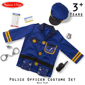 ハロウィン 衣装 子供 警察官 ポリス コスチューム コスプレ 男の子 3歳 4歳 5歳 6歳 小物付き メリッサ＆ダグ