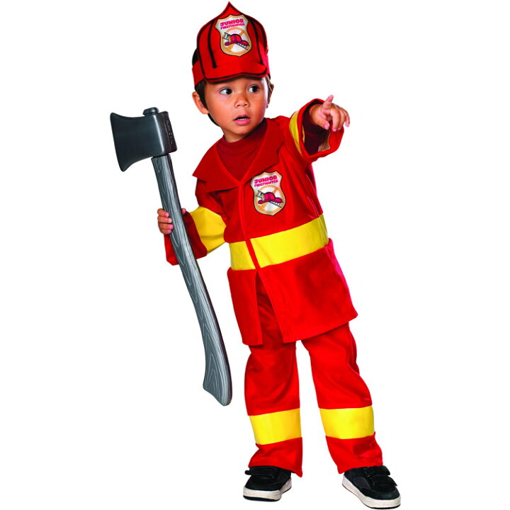 男の子 ハロウィン コスチューム 消防士 アメリカ 3,4歳 【即日発送】