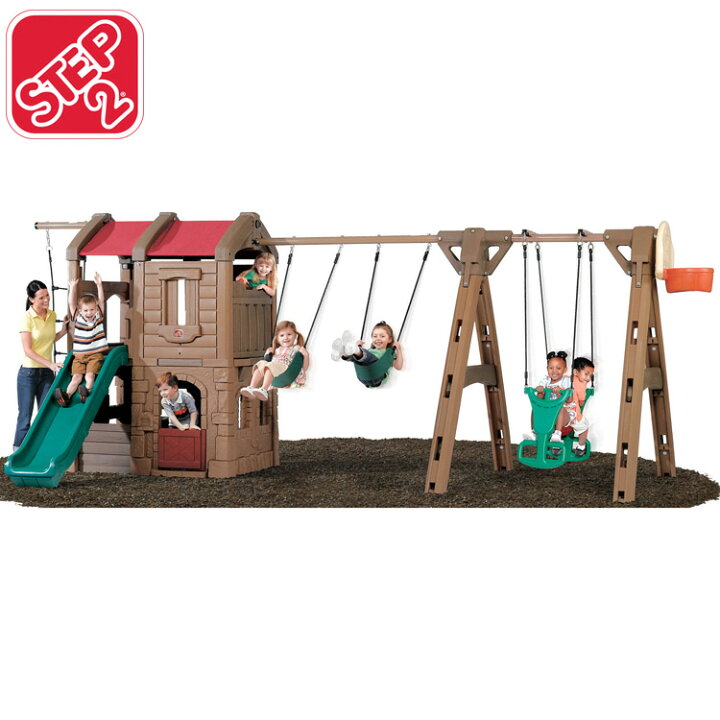 楽天市場】Online ONLY(海外取寄)/ ステップ2 アドベンチャー ロッジ 