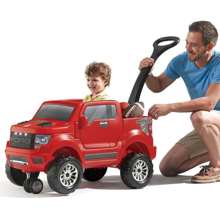 楽天市場】ステップ2 2-in-1 フォード F-150 SVT ラプター レッド 乗用 