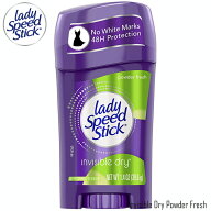 送料無料/ レディ スピード スティック パウダーフレッシュ スティック デオドラント 女性用 39.6g Lady …
