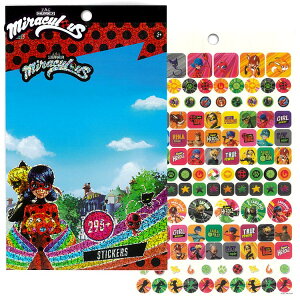 【オータムSALE◆POINT10倍】送料無料/ ミラキュラス レディバグ & シャノワール シール 295カット ごほうびシール 手帳 スケジュール ステッカー Miraculous Ladybug