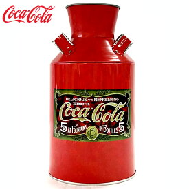 コカ・コーラ ミルク缶 オブジェ コカコーラ ゴミ箱 ブリキ缶 ブランド オシャレ Coca Cola