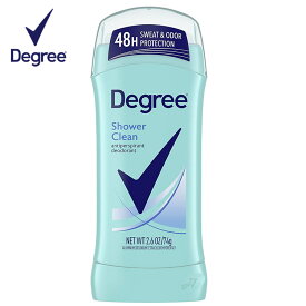 【1/24 20:00-2/1◆ポイント3倍】送料無料/ ディグリー デオドラント シャワー クリーン 74g 48時間 スティック 爽やか 香り 女性用 Degree