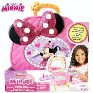 ディズニー ミニーマウス バニティー ドレッサー ケース ごっこ遊び おもちゃ お化粧遊び 鏡台 メイク メイクごっこ ままごと プレゼント