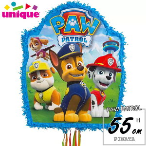 ピニャータ パウパト パウ・パトロール デコレーション デコ 55cm 誕生日 くす玉 飾り付け 誕生日飾り付け 室内装飾 バースデー キャラクター Paw patrol