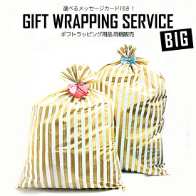 【2/4 20:00-15 23:59◆POINT3倍】BIG ギフトラッピング専用ページ ラッピング 大きいサイズ プレゼント袋 メッセージカード 【ラッピングしてお届け】