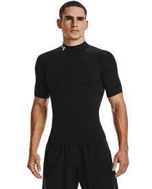 【メール便OK】UNDER ARMOUR(アンダーアーマー) 1372586 メンズ UAヒートギアアーマー コンプレッション モック ショートスリーブ シャツ