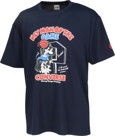 【メール便OK】CONVERSE(コンバース) CB241369 プリントTシャツ バスケTシャツ バスケットボールTシャツ メンズ