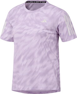 adidas(アディダス) P0437 オウン ザ ラン 総柄プリント 半袖Tシャツ