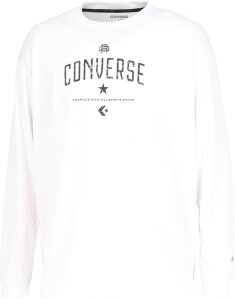 【メール便OK】CONVERSE(コンバース) CBG252354L ゴールドシリーズ プリントロングスリーブシャツ メンズ 長袖Tシャツ ロンT バスケット