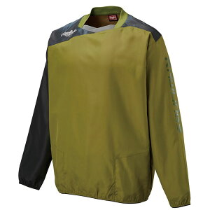Rawlings(ローリングス) AOS14S04 COMBAT 長袖ウインドピステ メンズ 野球 ピステシャツ 練習着 移動着