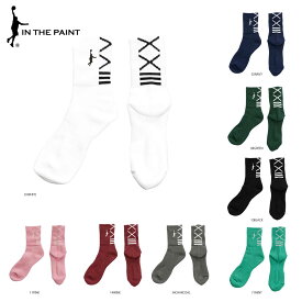 【メール便OK】IN THE PAINT(インザペイント) ITP23409 バスケソックス バスケットソックス SOCKS ショートソックス メンズ レディース