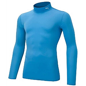 【メール便OK】ユニセックス サッカーゲームシャツ・パンツ コンプレッション ジュニア モックネック LS PUMA(プーマ) 656332