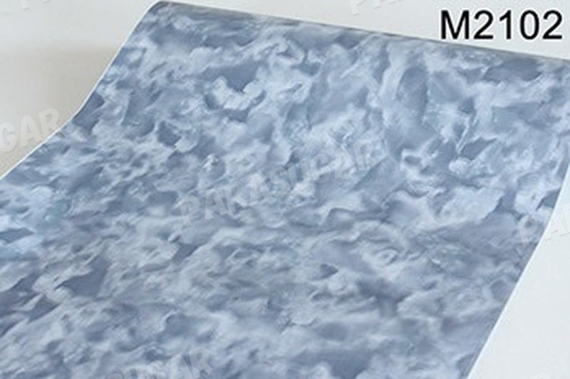 【50M】 m2102 ブルー 大理石 壁紙 カッティングシート インテリア リフォーム 多用途 シール タイル ウォールステッカー 石目 壁紙